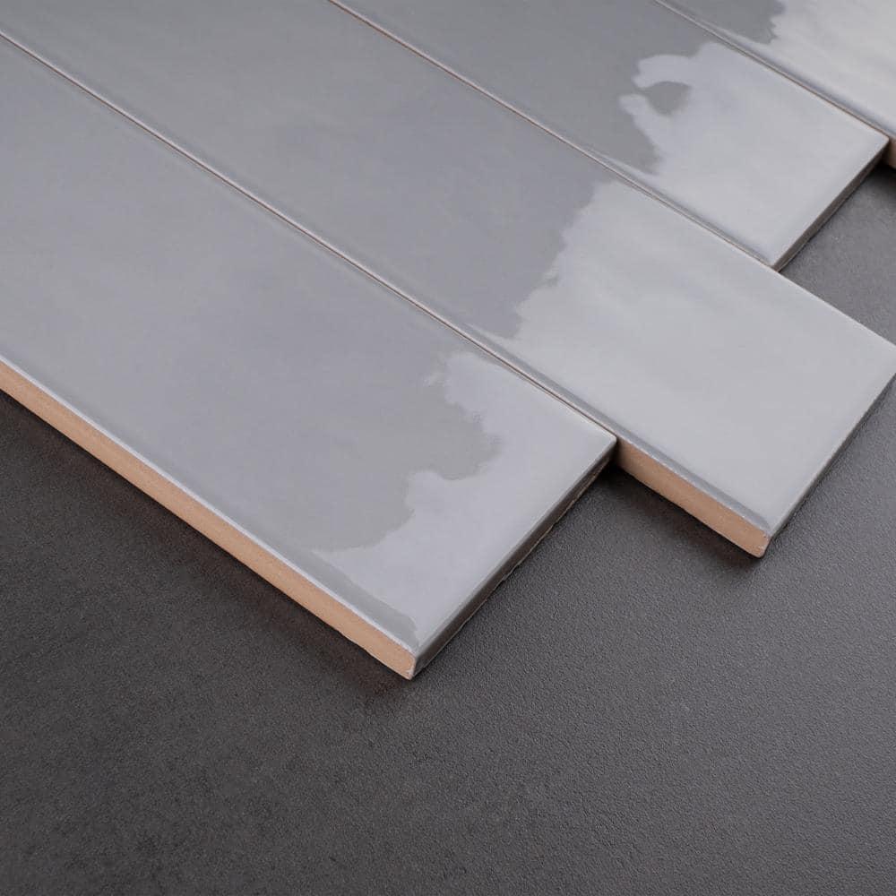 Supreme Tile Zarati 2.95 in. X 11.81 in. Polished Ceramic Subway Wall Tile