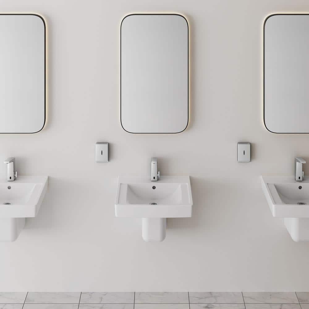 American Standard Decorum 20.25'' White Vitreous China Rectangular Bathroom Sink with Overflow