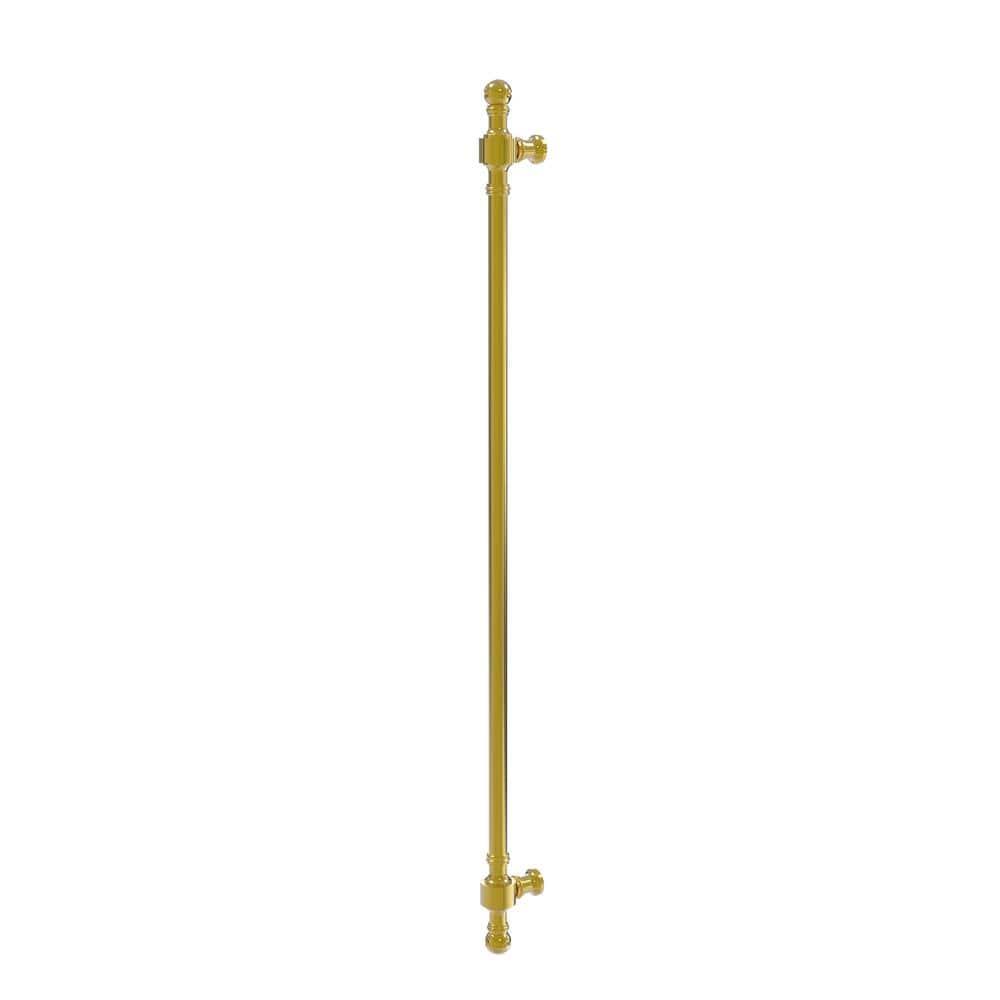 Polished Brass 18-Inch Beaded Refrigerator Pull
