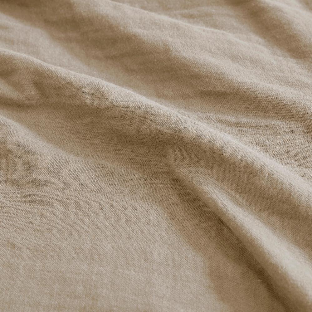 Madison Park Gauze 100% Cotton Lightweight Soft Cotton Blanket, Full/Queen Blanket in Tan