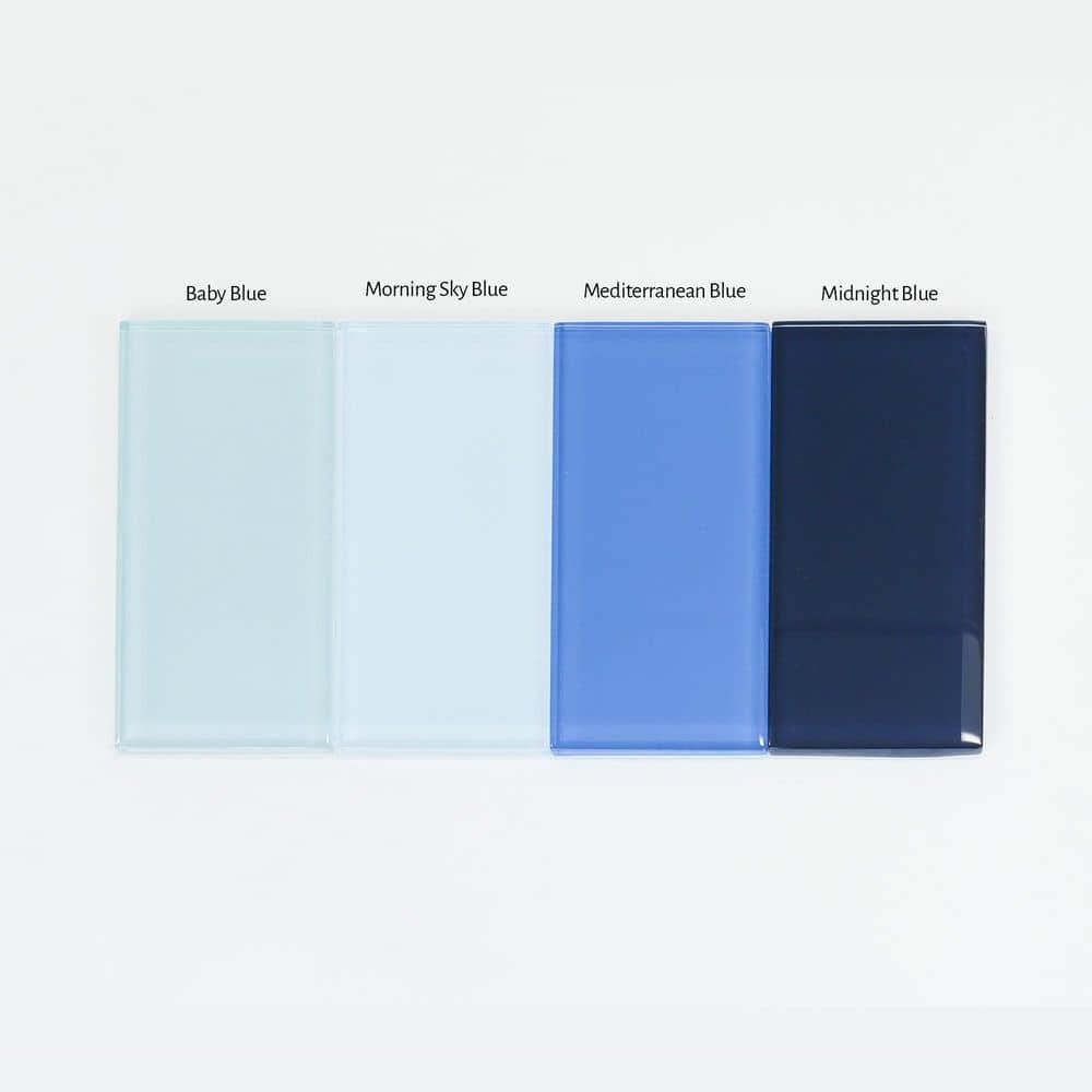 Glass Subway 4" x 12" Wall Tile