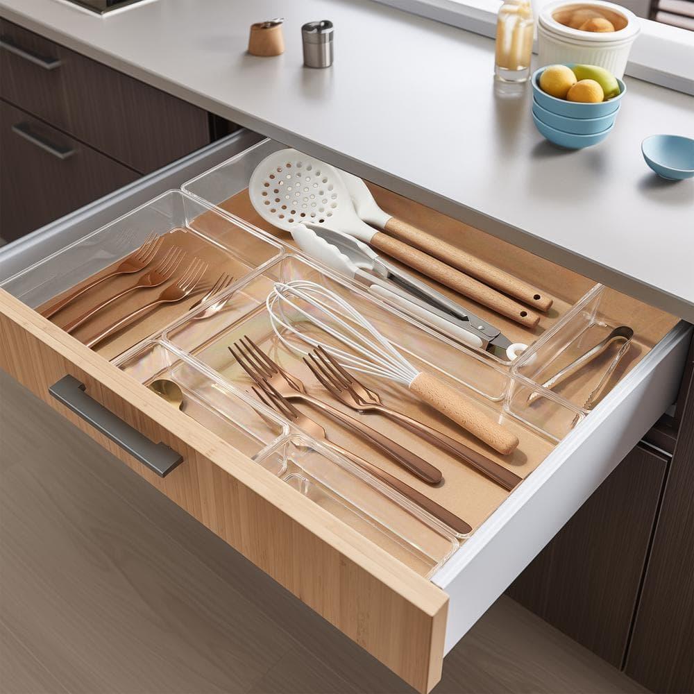 Sorbus 6-Piece Kitchen Pantry Drawer Organizer Set