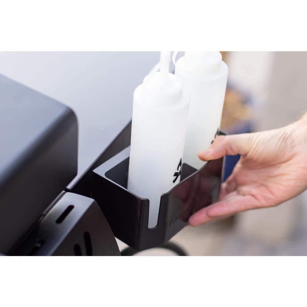 Camp Chef Griddle Essentials Kit - Flat-Top Griddle Accessories Include 2 Grill Spatulas, Grilling Tongs, Grill Scraper, 2 Squeeze Bottles & Magnetic Bottle Holder