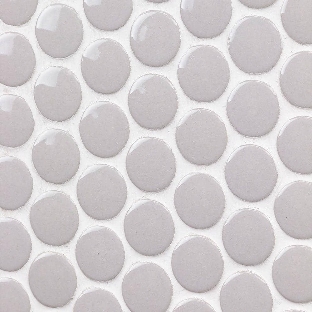 Zen 12.32'' W x 12.99'' L Ceramic Penny Round Mosaic Floor and Wall Tile (1.11 sq. ft./ each)