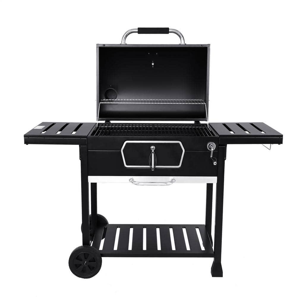 Royal Gourmet Deluxe 30-Inch Charcoal Grill, Black