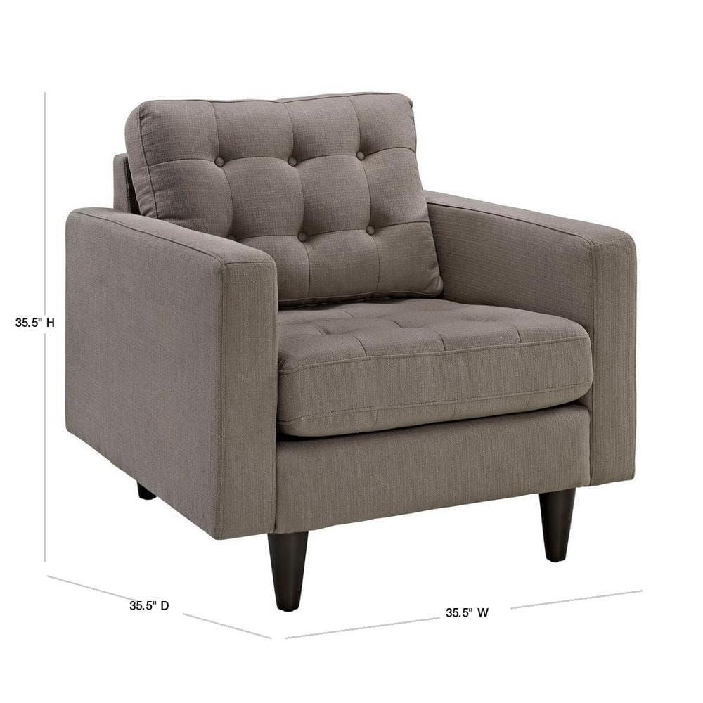 Empress Upholstered Armchair EEI-1013-GRA
