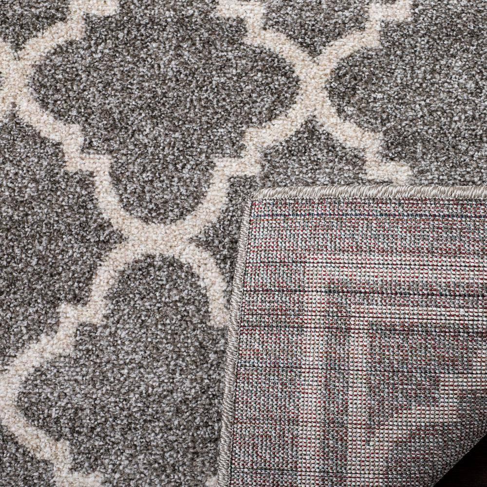 Amherst AMT422 Power Loomed Indoor Runner Rug - Dark Grey/Beige - 2'3"x11' - Safavieh