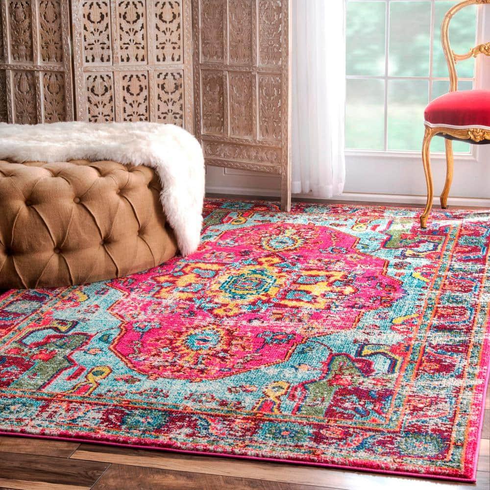 Corbett Vintage Boho Multi 5 ft. x 8 ft. Area Rug
