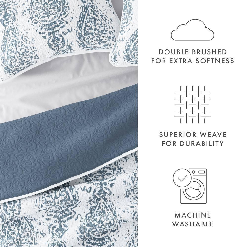 Becky Cameron Damask Quilt Set