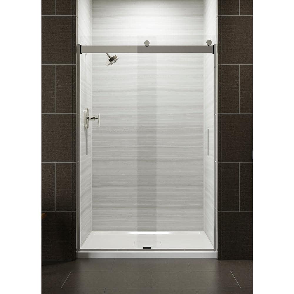 Levity 47.58" x 74" Bypass Shower Door with CleanCoat® Technology
