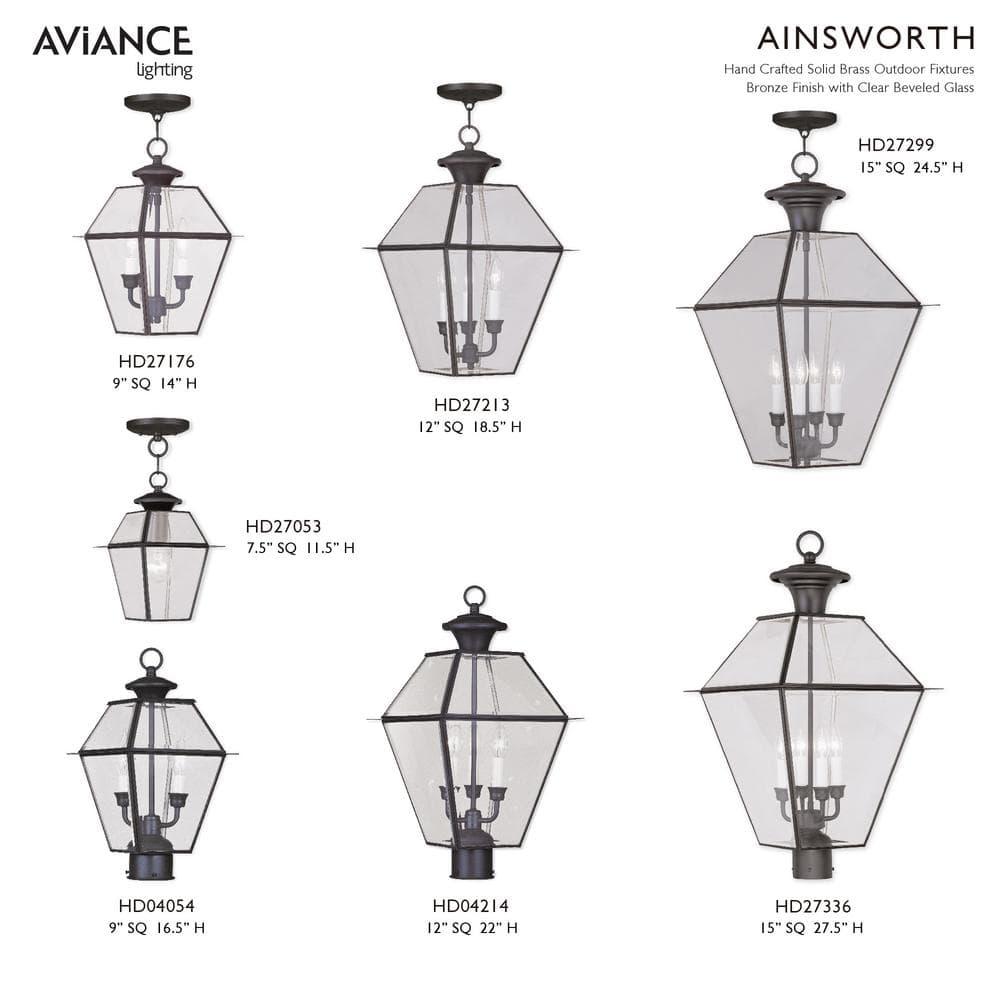 Livex Lighting Westover 3 - Light Wall Light in  Bronze