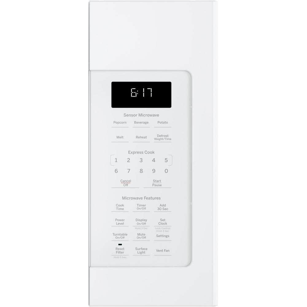 GE JVM6175DKWW 30 Over-the-Range Microwave Oven with 1.7 cu. ft. Capacity in White