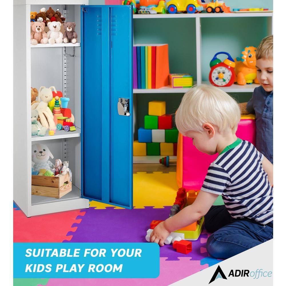 AdirOffice Steel 1-Tier School and Home Storage Locker