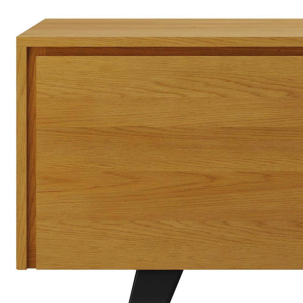Simpli Home Lowry 63"W Solid Wood Modern Industrial TV Stand for TVs up to 70" with Storage