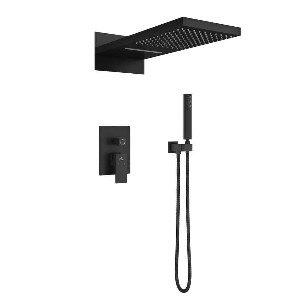 Cascade Bliss Luxury Complete Shower System with Rough-in Valve