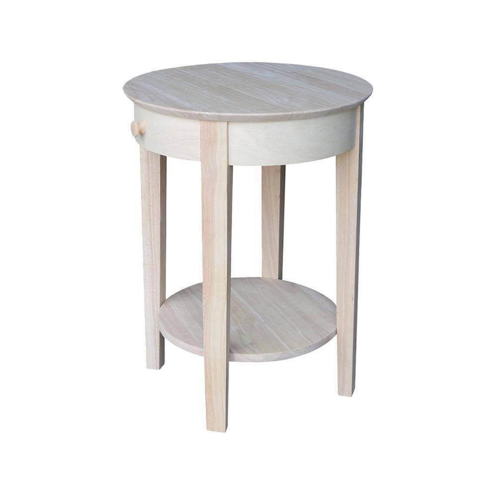 International Concepts Phillips Accent Table Includes Drawer