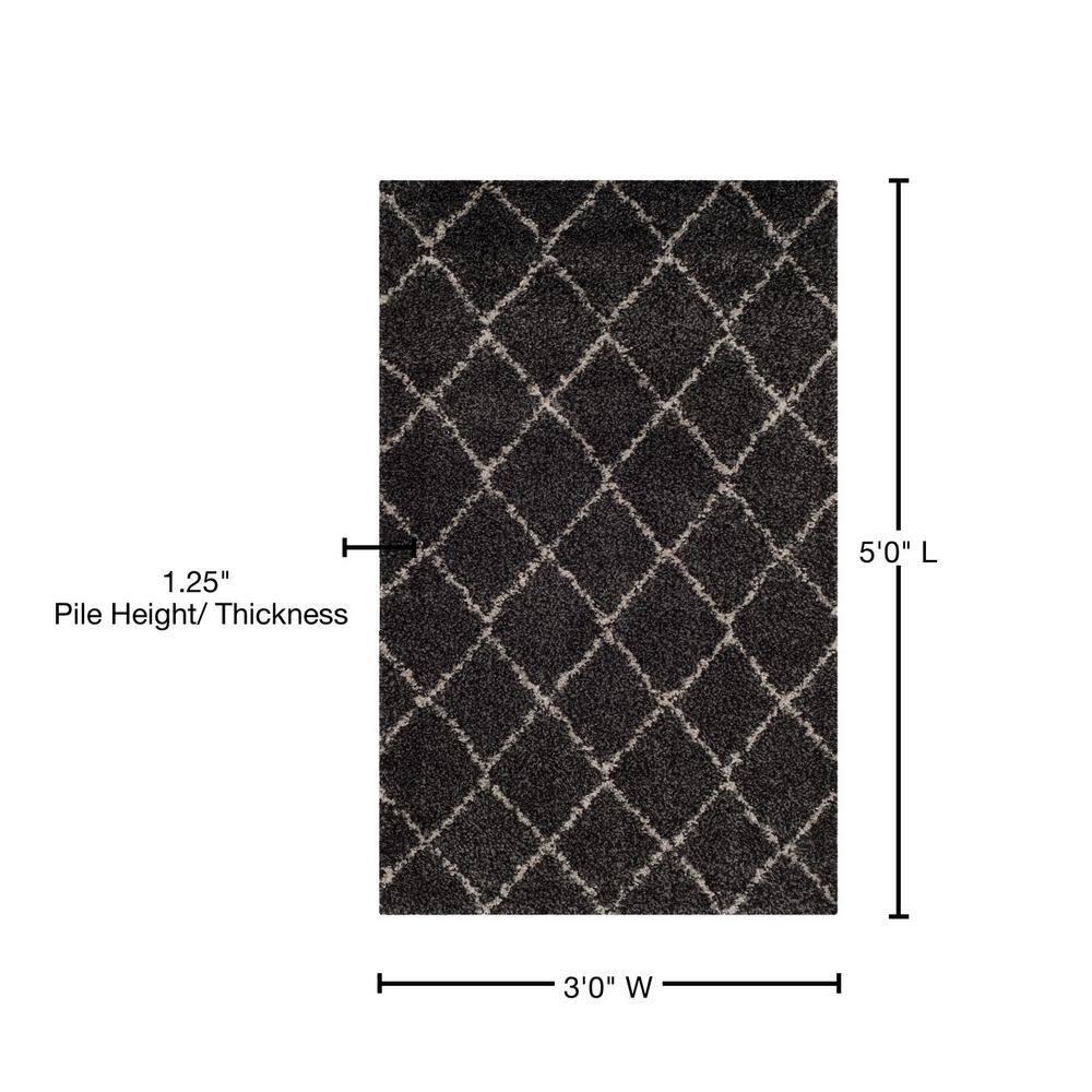 Safavieh Arizona Wayra Geometric Diamonds Shag Area Rug or Runner