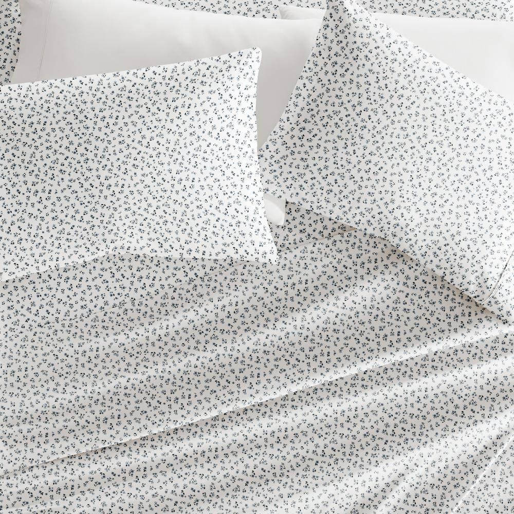 IEnjoy Home 4 Piece Sheet Set Patterned Microfiber Ultra Soft Bedding in Floral Dream
