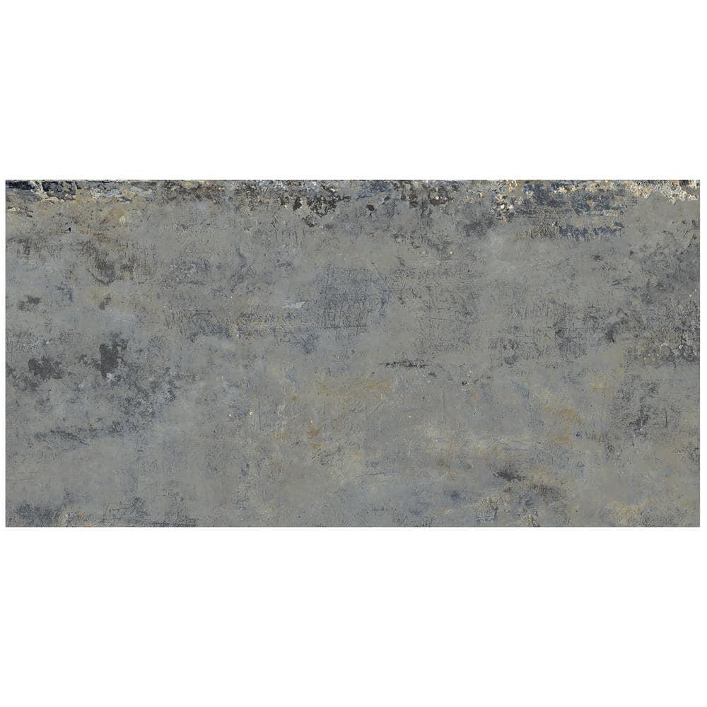Mantis 11.81 in. x 23.62 in. Matte Porcelain Concrete Look Floor and Wall Tile (13.55 Sq. Ft./Case)