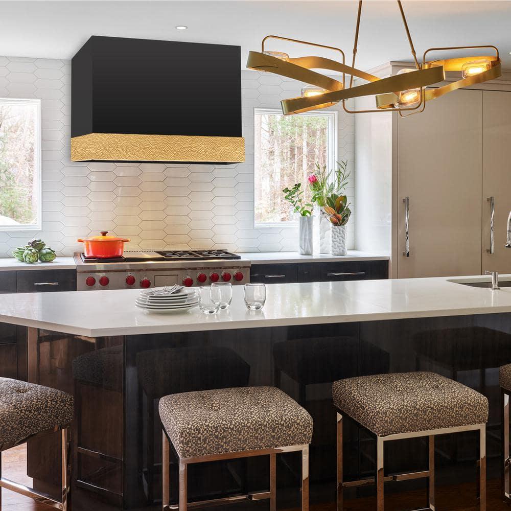 Akicon AK-HS30HD-JBG Akicon 600 CFM Ducted (Vented) Wall Mounted Required Range Hood