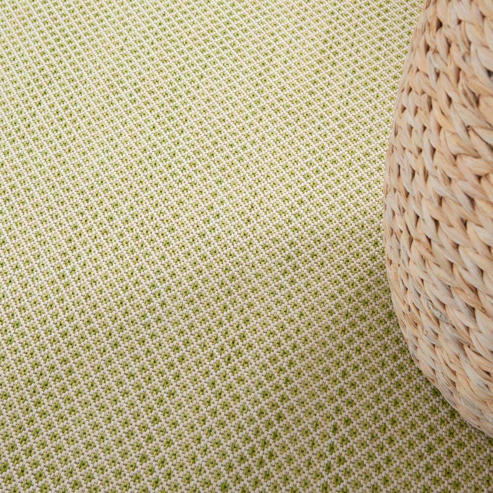 Nourison Courtyard COU01 Indoor/outdoor Area Rug - Ivory Green 5' x 7'