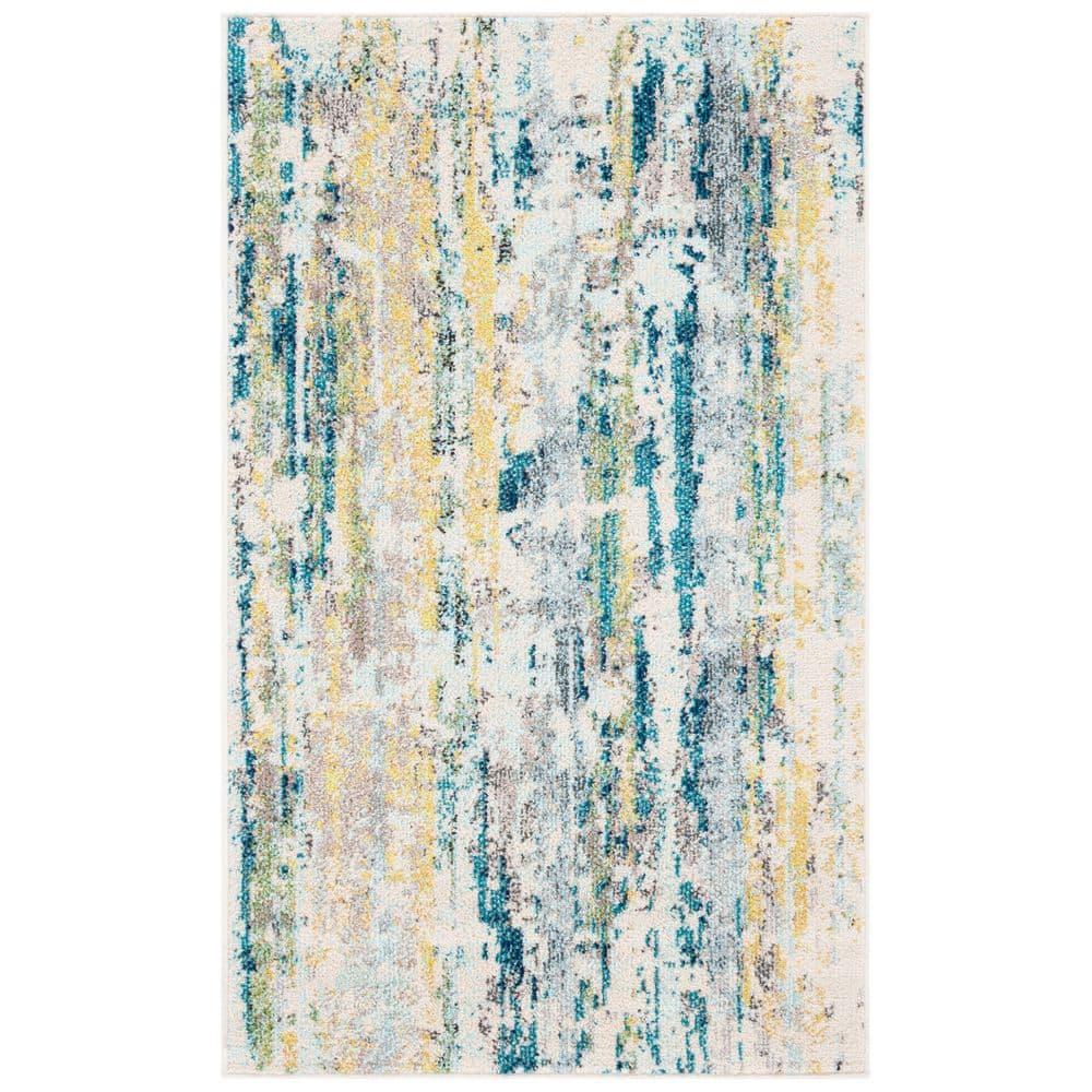 Madison MAD260 Power Loomed Area Rug - Beige/Olive - 3'x5' - Safavieh.