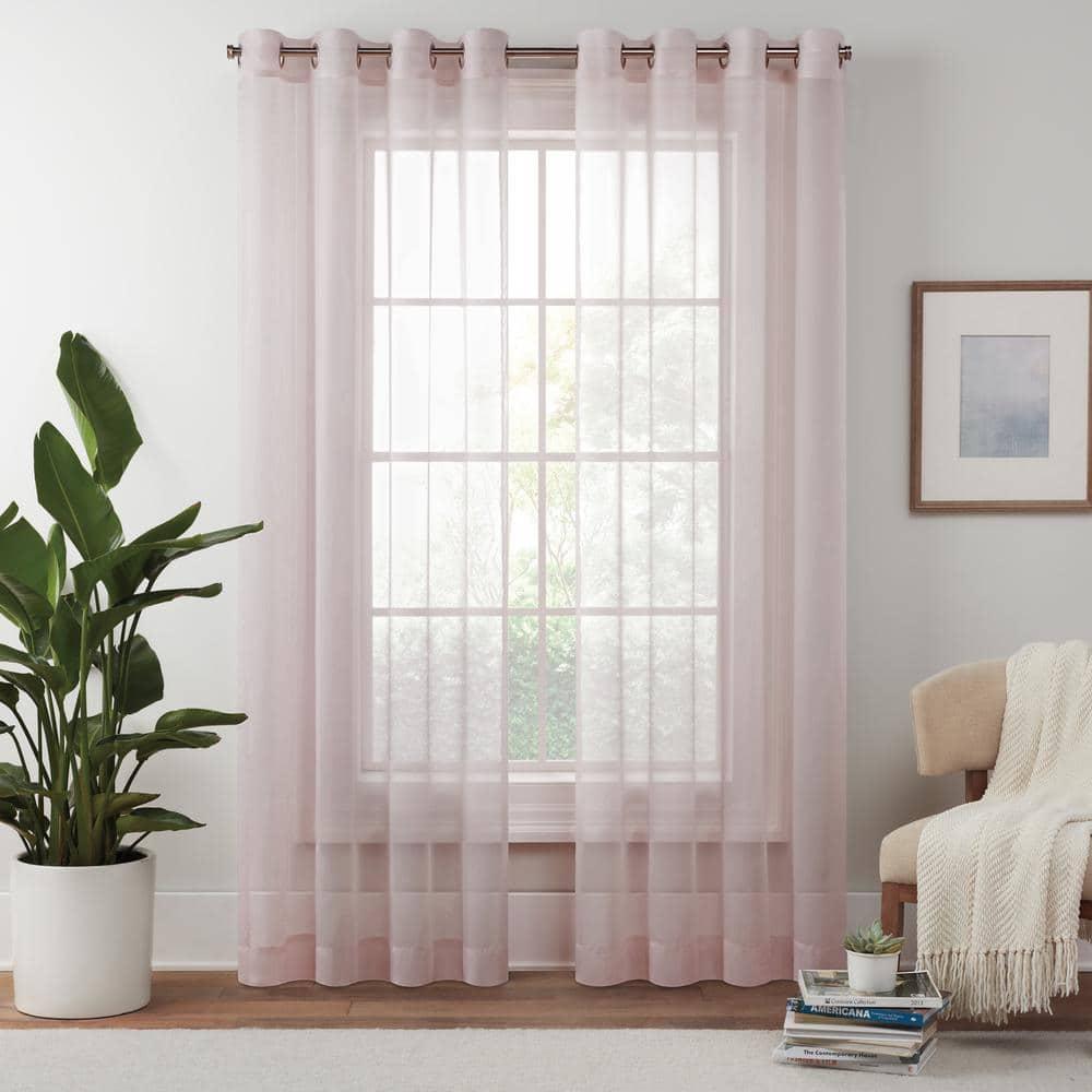 Eclipse Livia Sheer Voile Grommet Curtain Panel