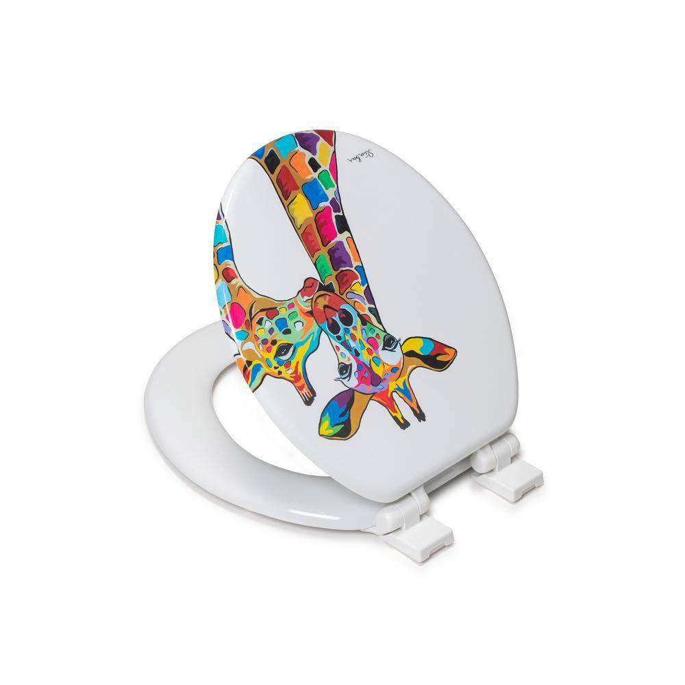 Francie And Josie Round Toilet Seat and Lid