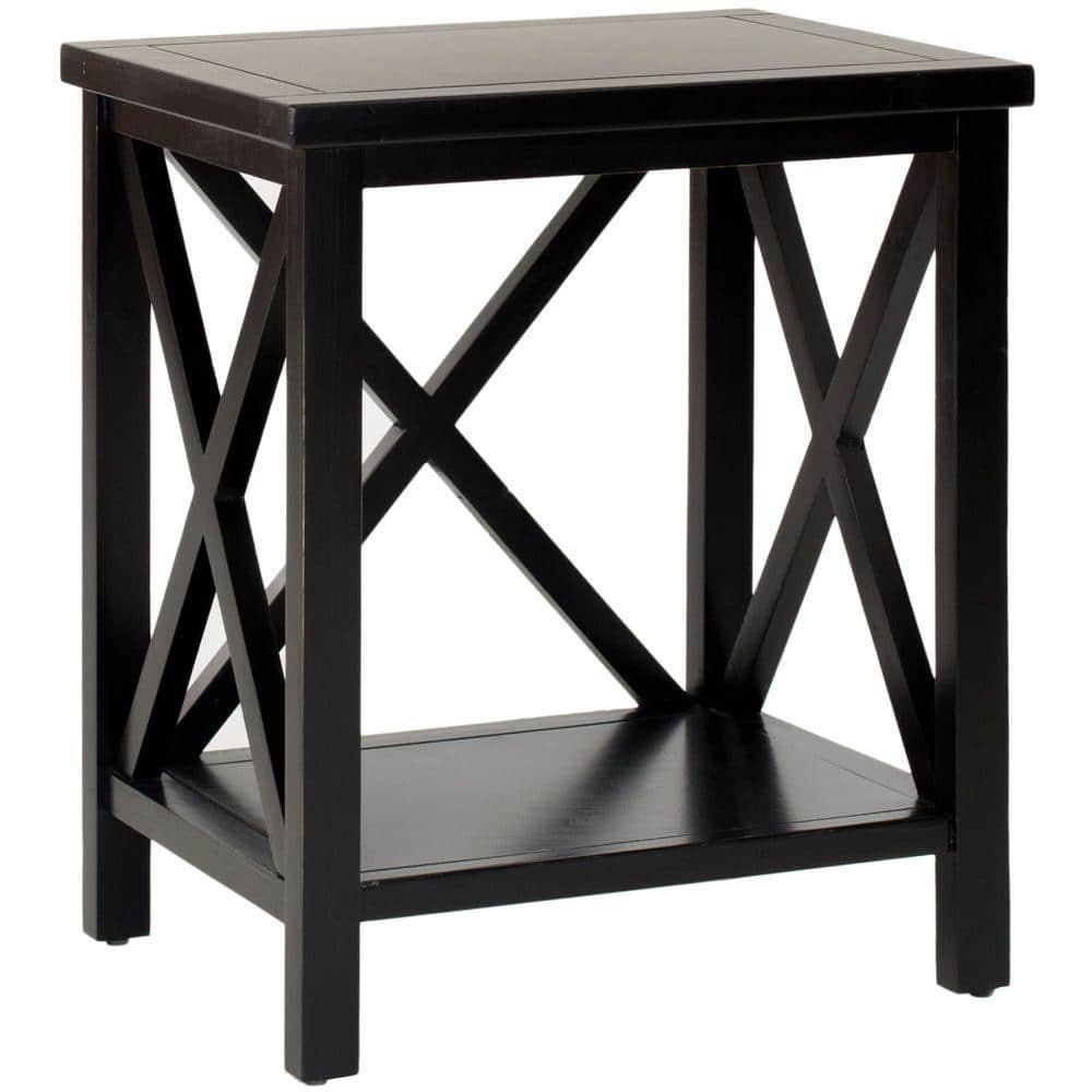 Candace End Table - Black - Safavieh.