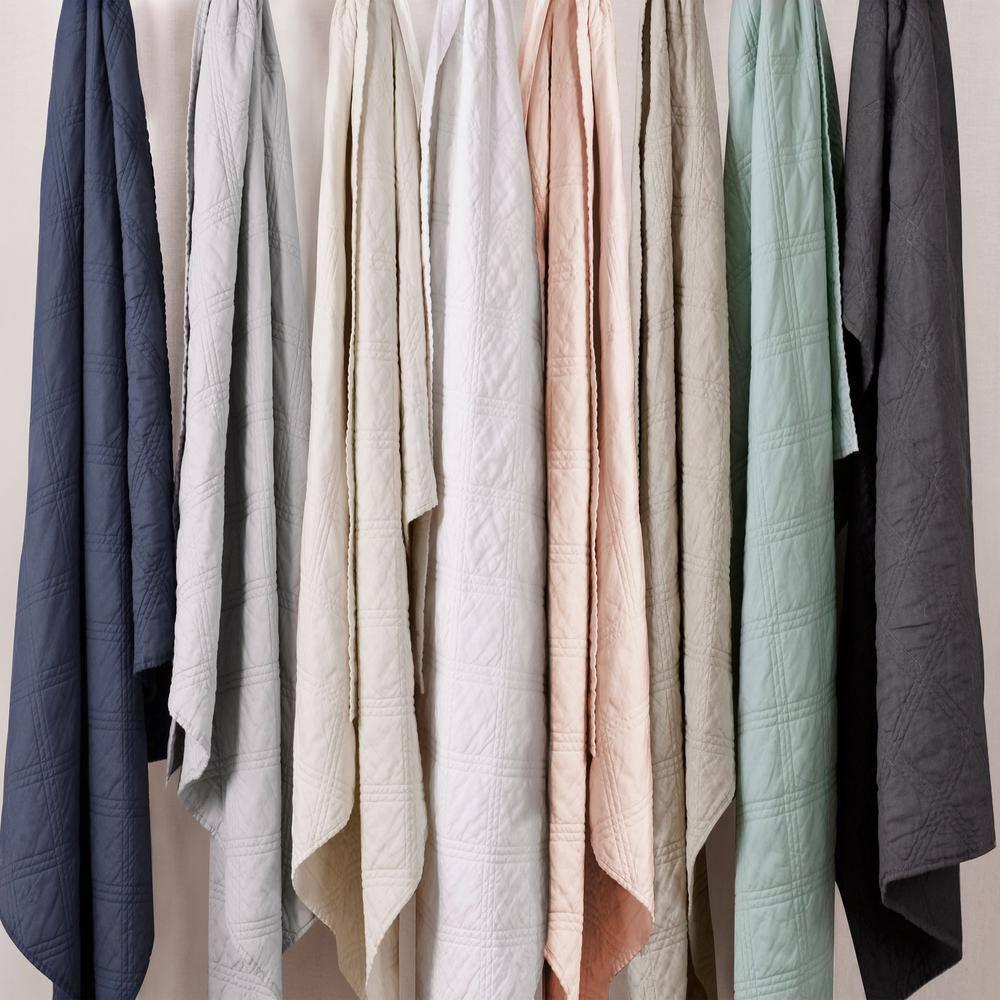 Levtex home Washed Linen Quilted Throw