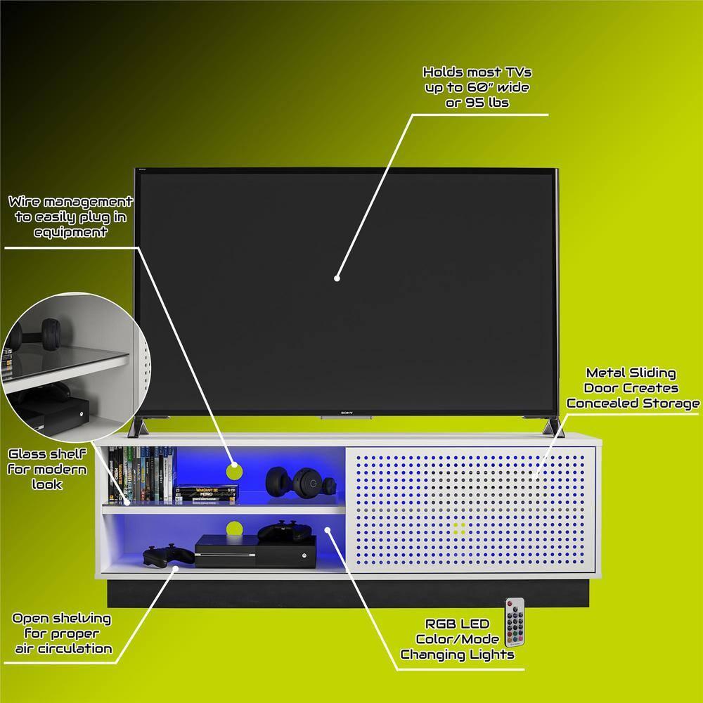 Glitch Gaming TV Stand for TVs up to 60"