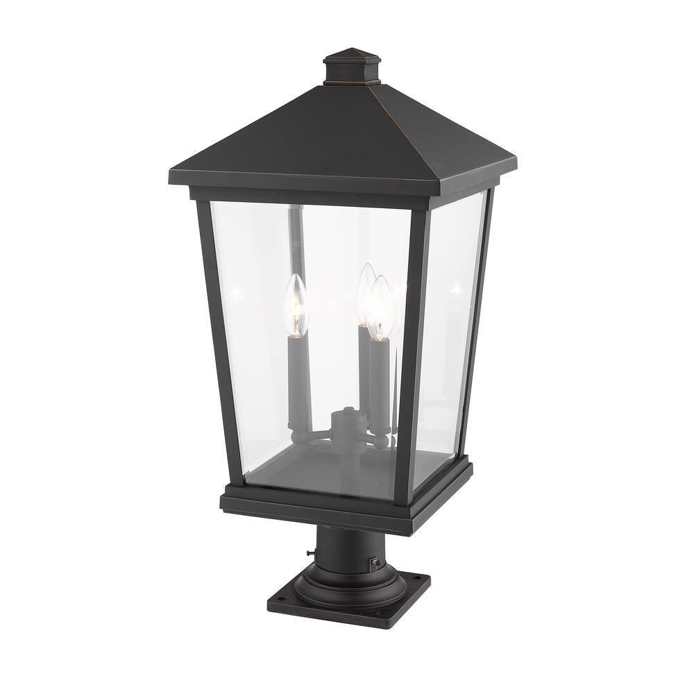 Z-Lite Portland 1 - Light Lantern in  Oil Rubbed Bronze