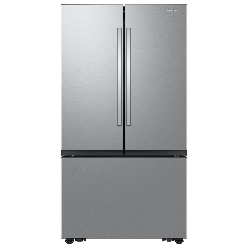 Samsung RF27CG5100SRAA 27 Cubic Feet Mega Capacity Counter Depth 3-Door French Door Refrigerator with Dual Auto Ice Maker