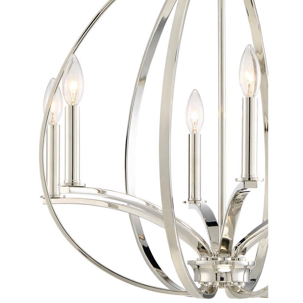 Minka Lavery Tilbury 6 - Light Dimmable Globe Chandelier