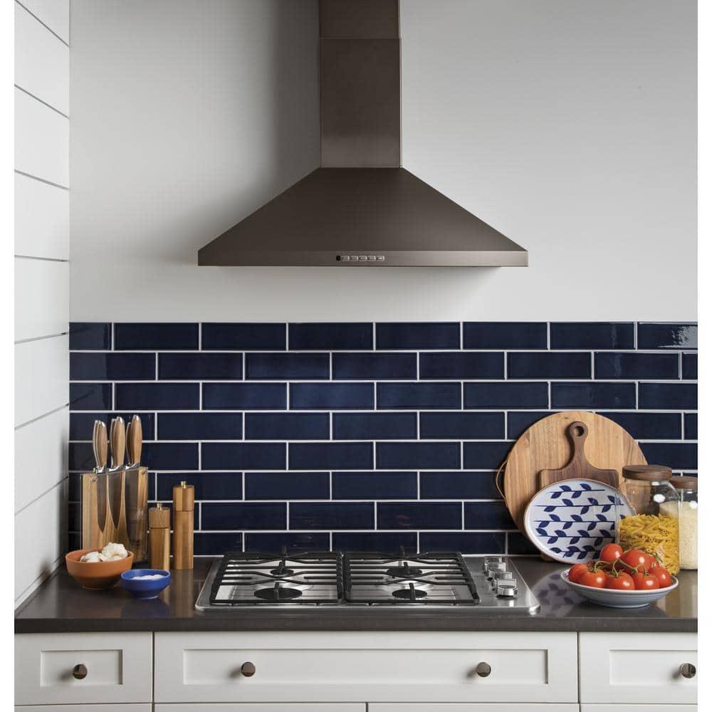 30" 350 CFM Convertible Wall Mount Range Hood with Night light