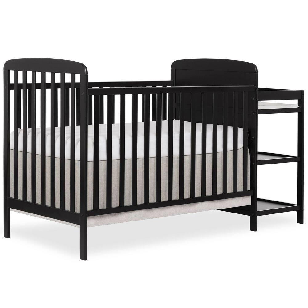 Dream On Me Anna 4 in 1 Full-Size Crib and Changing Table Combo in White