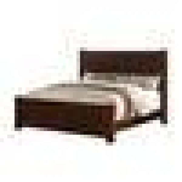Picket House Furnishings Danner Wood King Panel Bed in Deep Chestnut Lacquer