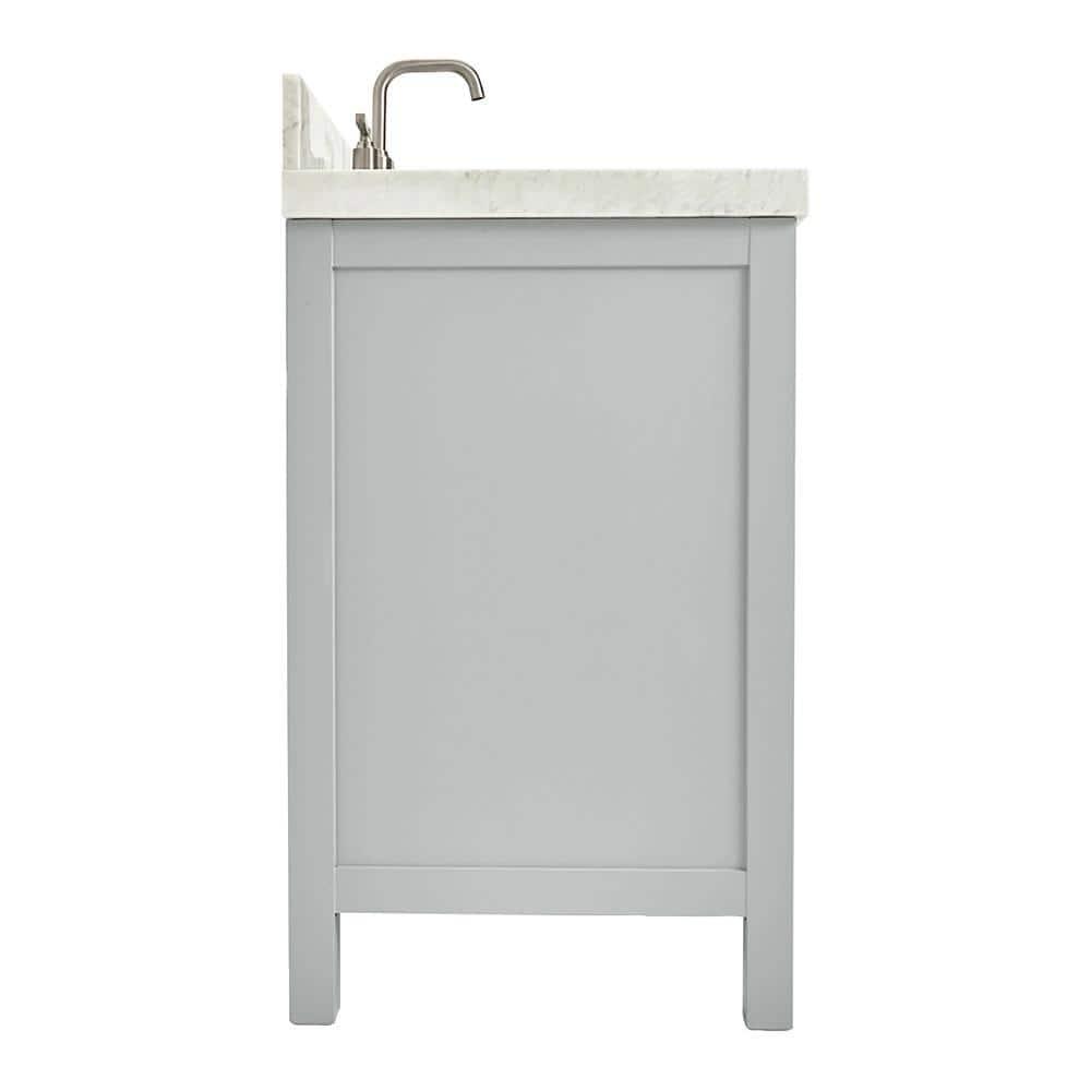 Cambridge 42'' Single Bathroom Vanity with Carrara Marble Top