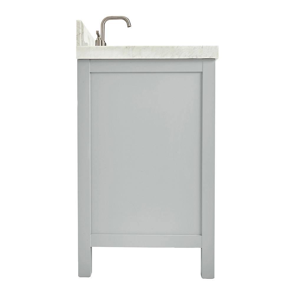 Cambridge 42'' Single Bathroom Vanity with Carrara Marble Top