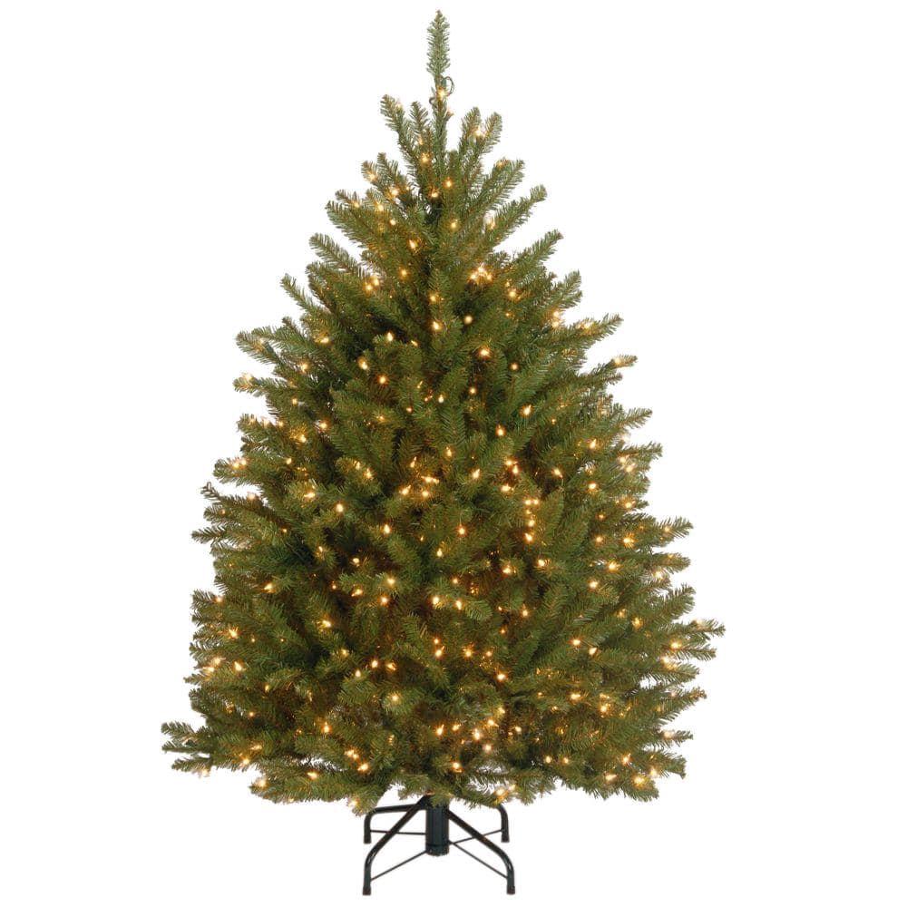 The Holiday Aisle® Dunhill Fir Tree with Clear Lights