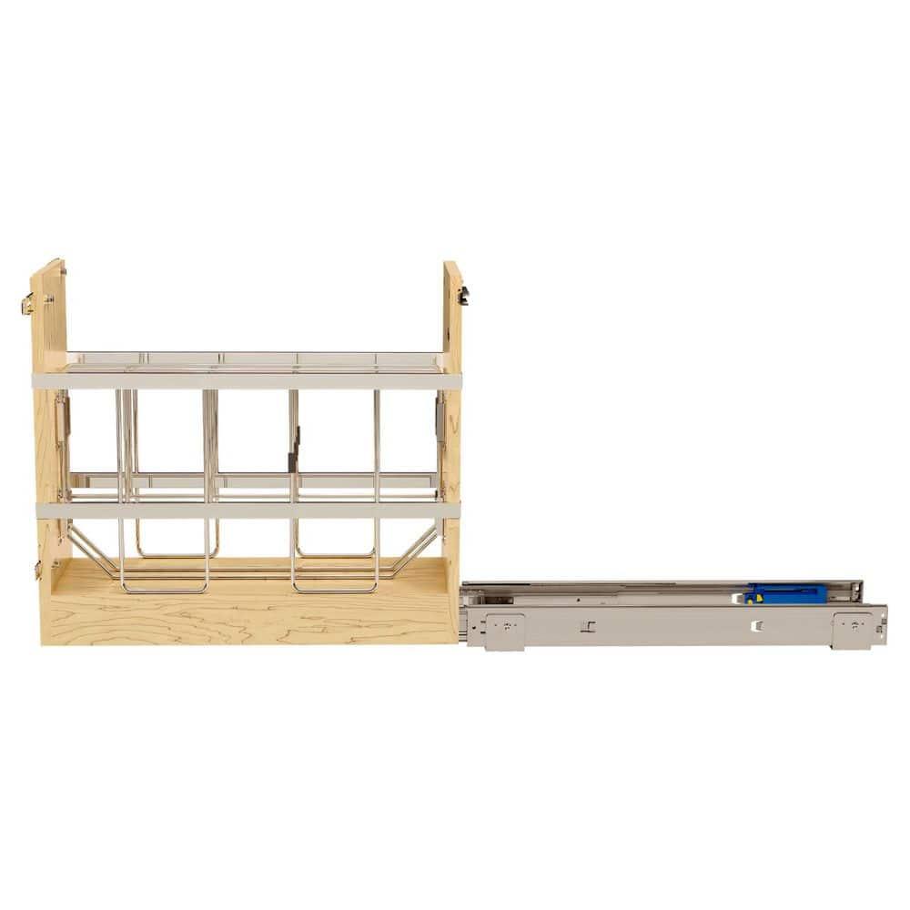 Rev-A-Shelf Rev-A-Shelf Pull Out Cabinet Organizer, Ball Bearing Soft-Close