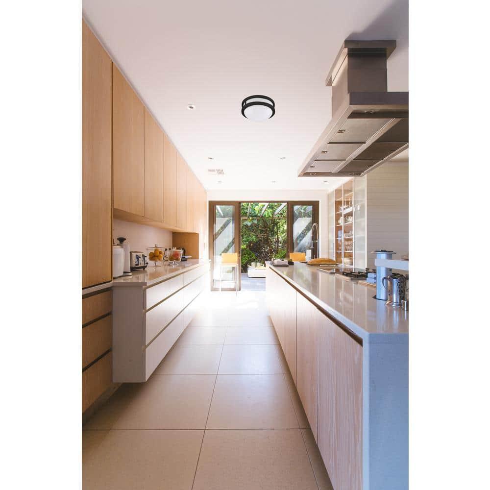 Amax Lighting LED Ceiling Fixtures LED-JR00 LED Two Ring Flush Mount Ceiling Fixture