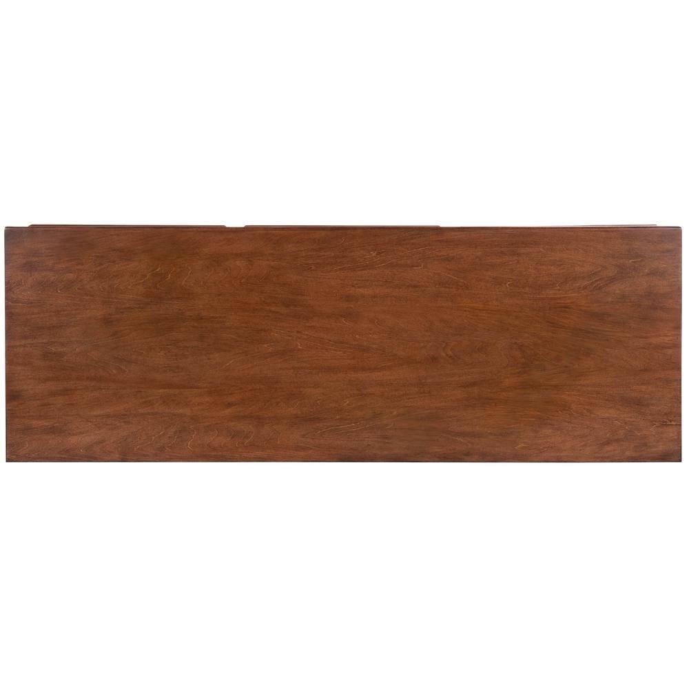 Butler Specialty Shelly Leather and Capiz Shell Inlay Sideboard in Brown