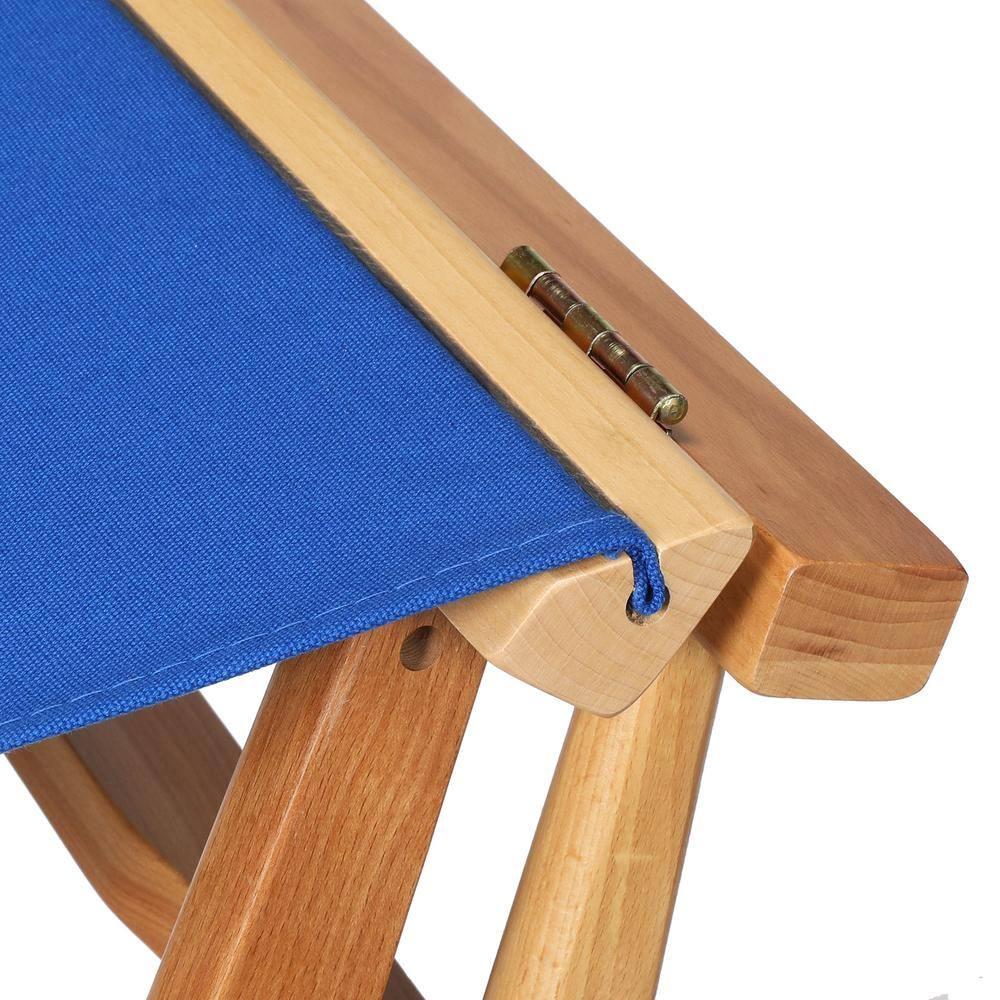 Casual Home Director Chair Canvas, 18.5"W x 16"D, Royal Blue,021-13