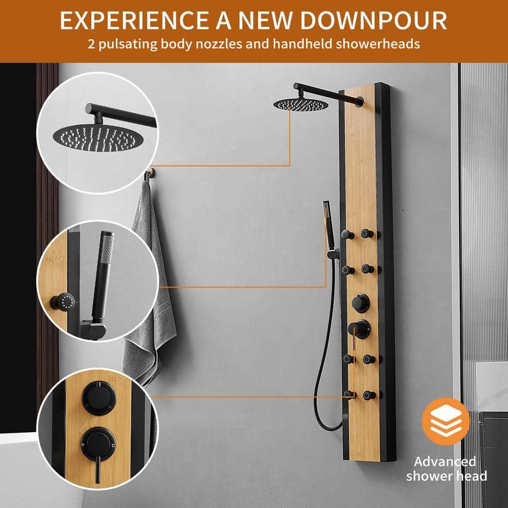 60.55'' Shower Panel with Adjustable Shower Head