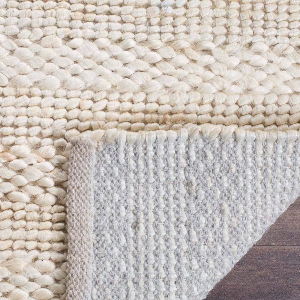 Natural Fiber NF212 Hand Woven Indoor Area Rug - Bleach - 5'x5' - Safavieh