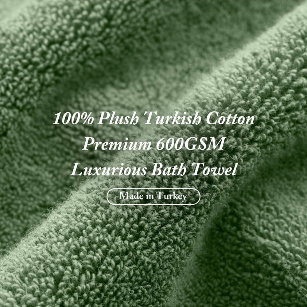 Turkish 100% Cotton Oversized Towel Set