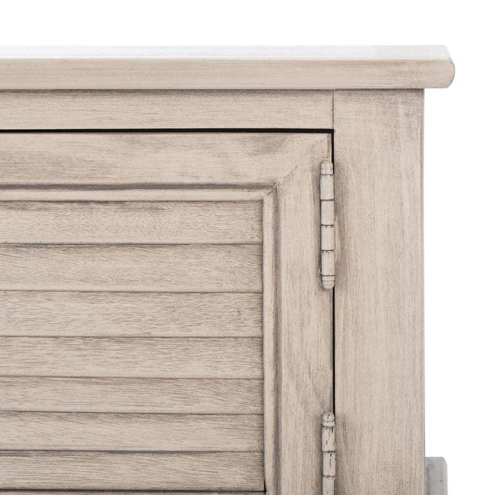 Tate 2 Drawer 2 Door Console Table - Greige - Safavieh