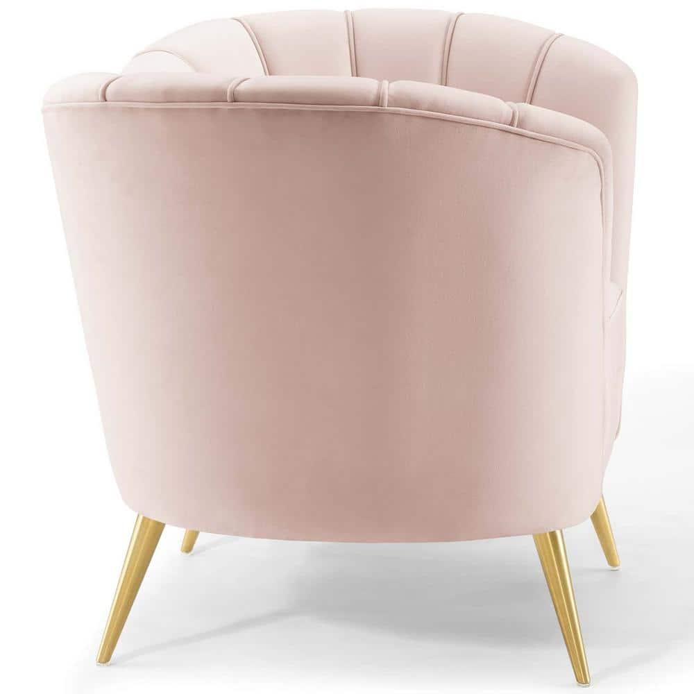 Opportunity Performance Velvet ArmchairPink
