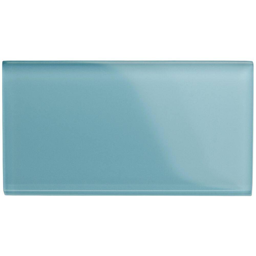 Premium 3" x 6" Straight Edge Glass Mosaic Subway Tile